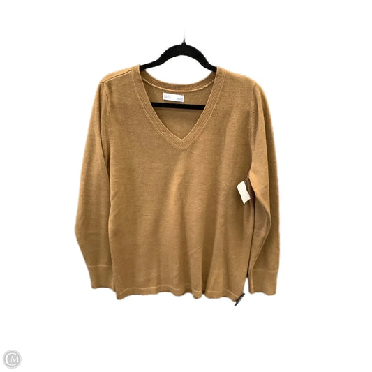 Sweater By Croft And Barrow In Brown, Size: L