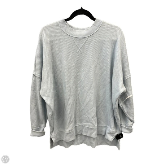 Top Long Sleeve By Aerie In Blue, Size: S