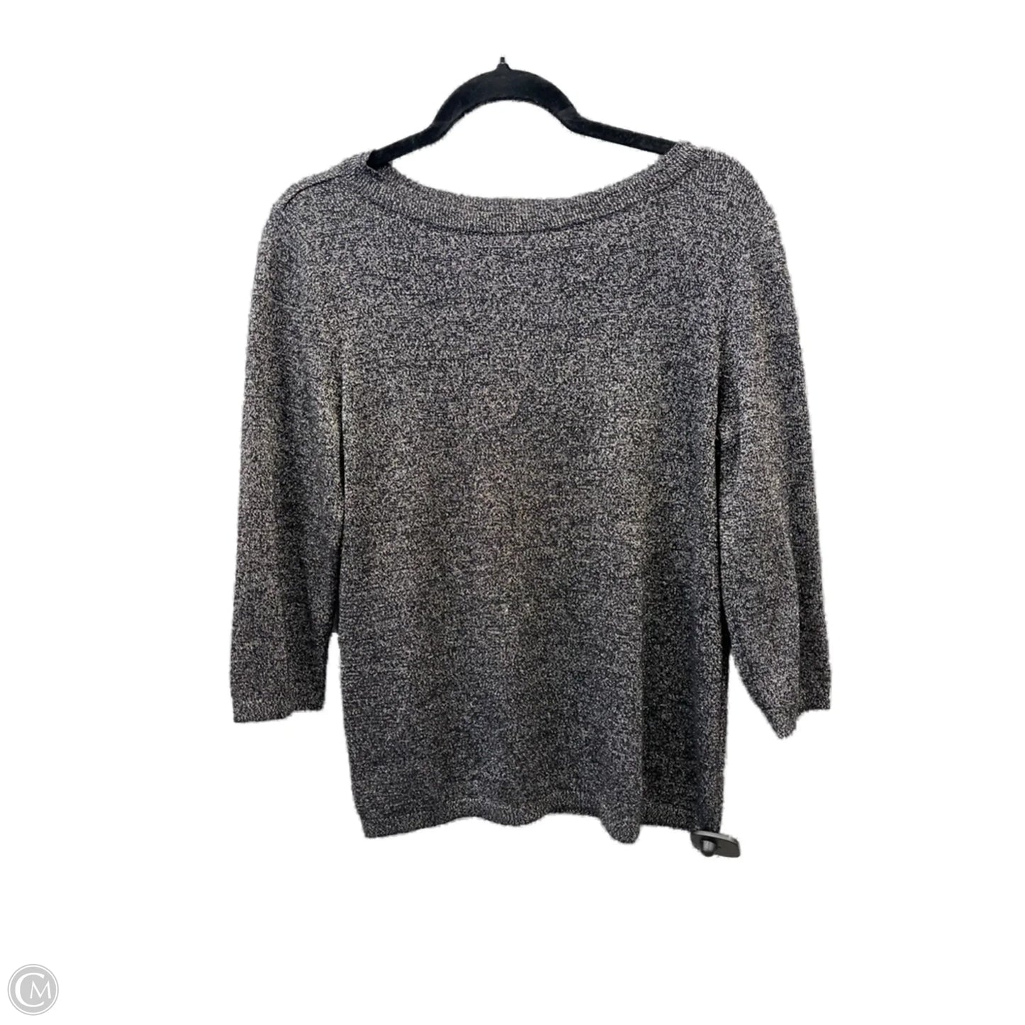 Top Long Sleeve By Liz Claiborne In Grey, Size: M