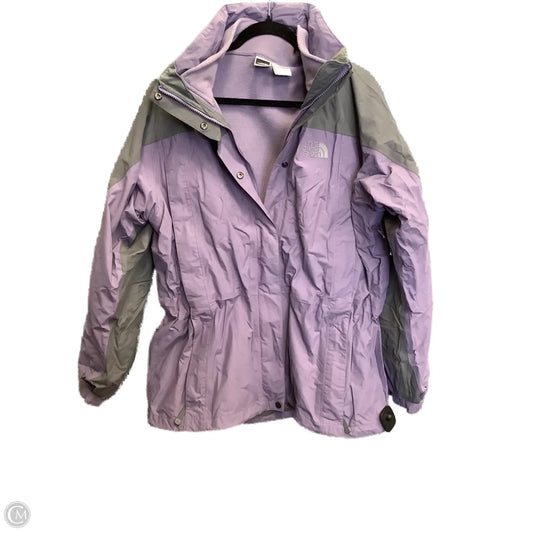 Coat Other By The North Face In Grey & Purple, Size: Xl
