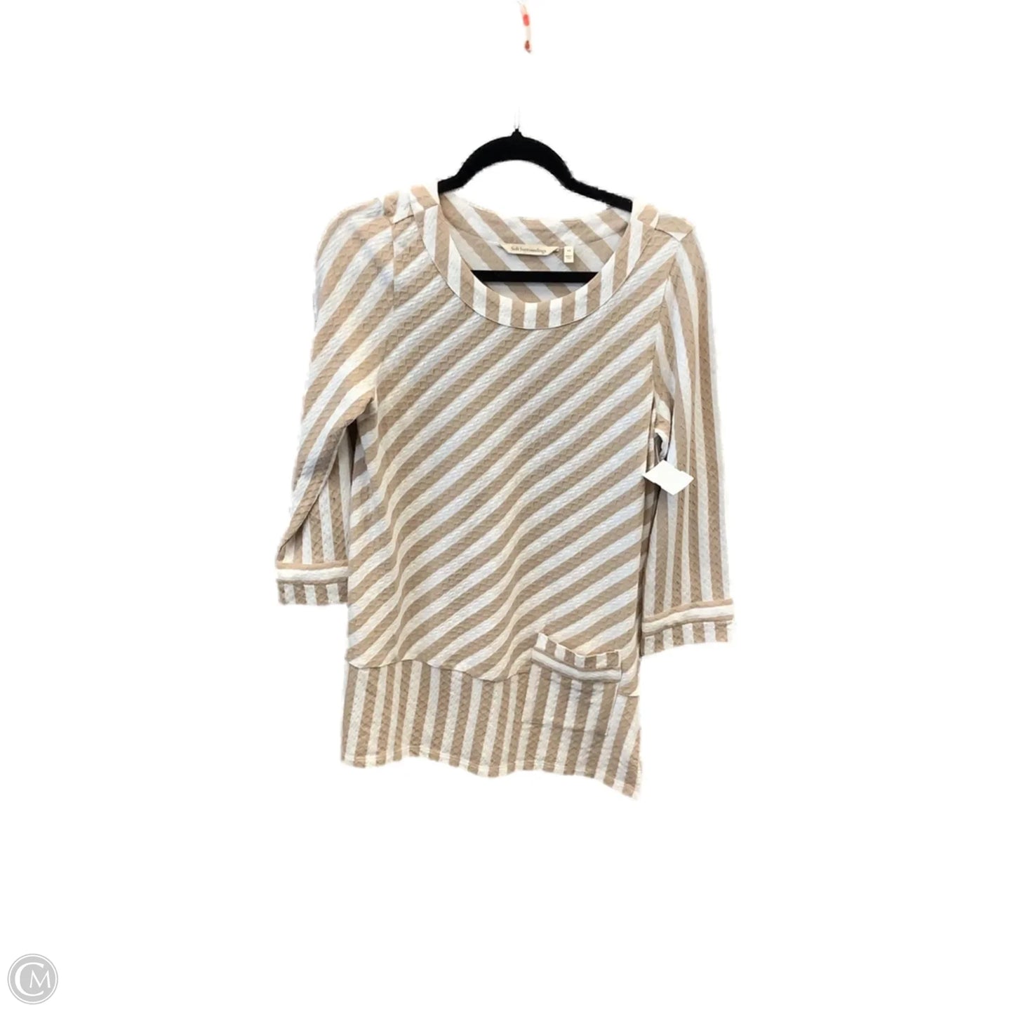 Top Long Sleeve By Soft Surroundings In Striped Pattern, Size: Xs