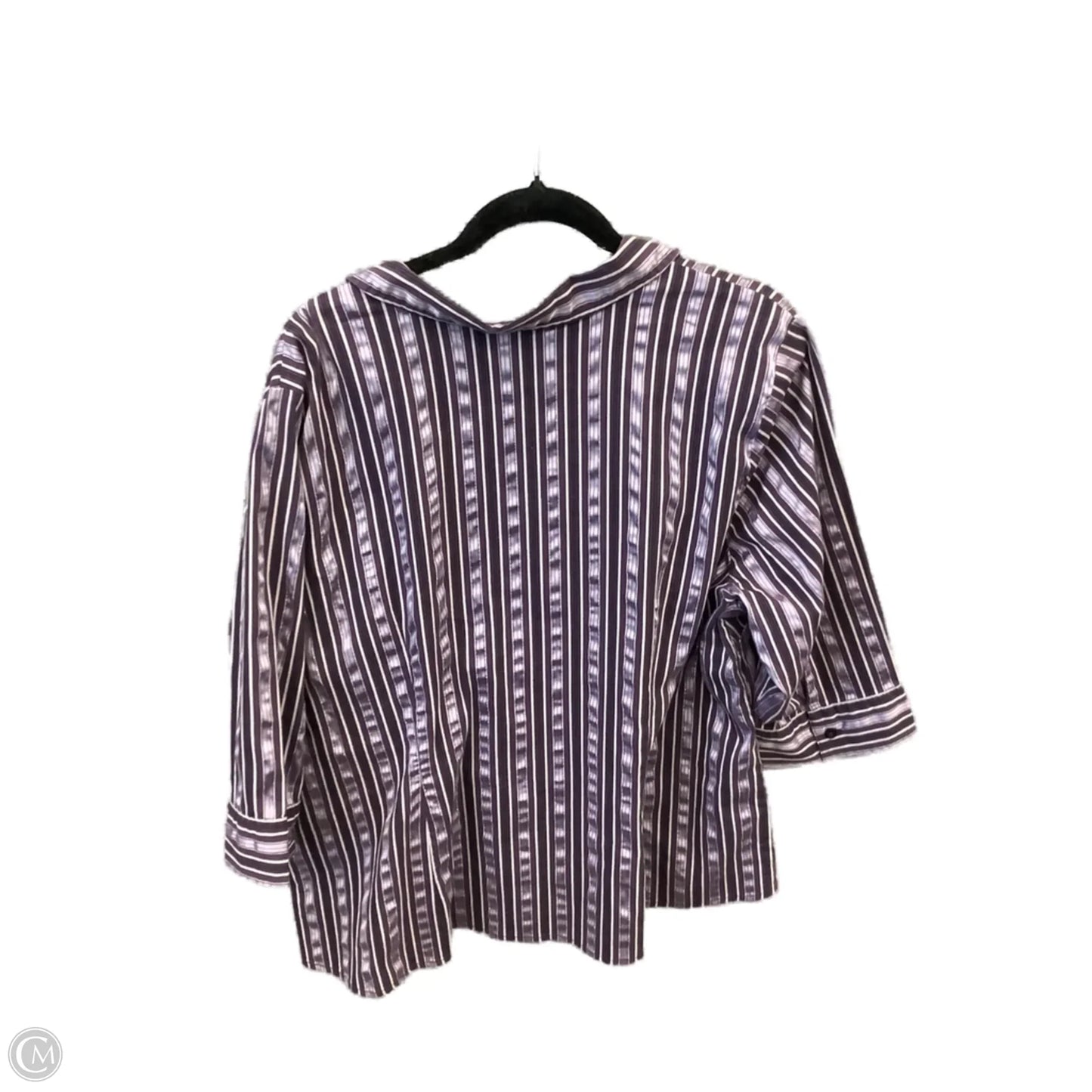 Top Long Sleeve By Gitano In Purple, Size: 3x