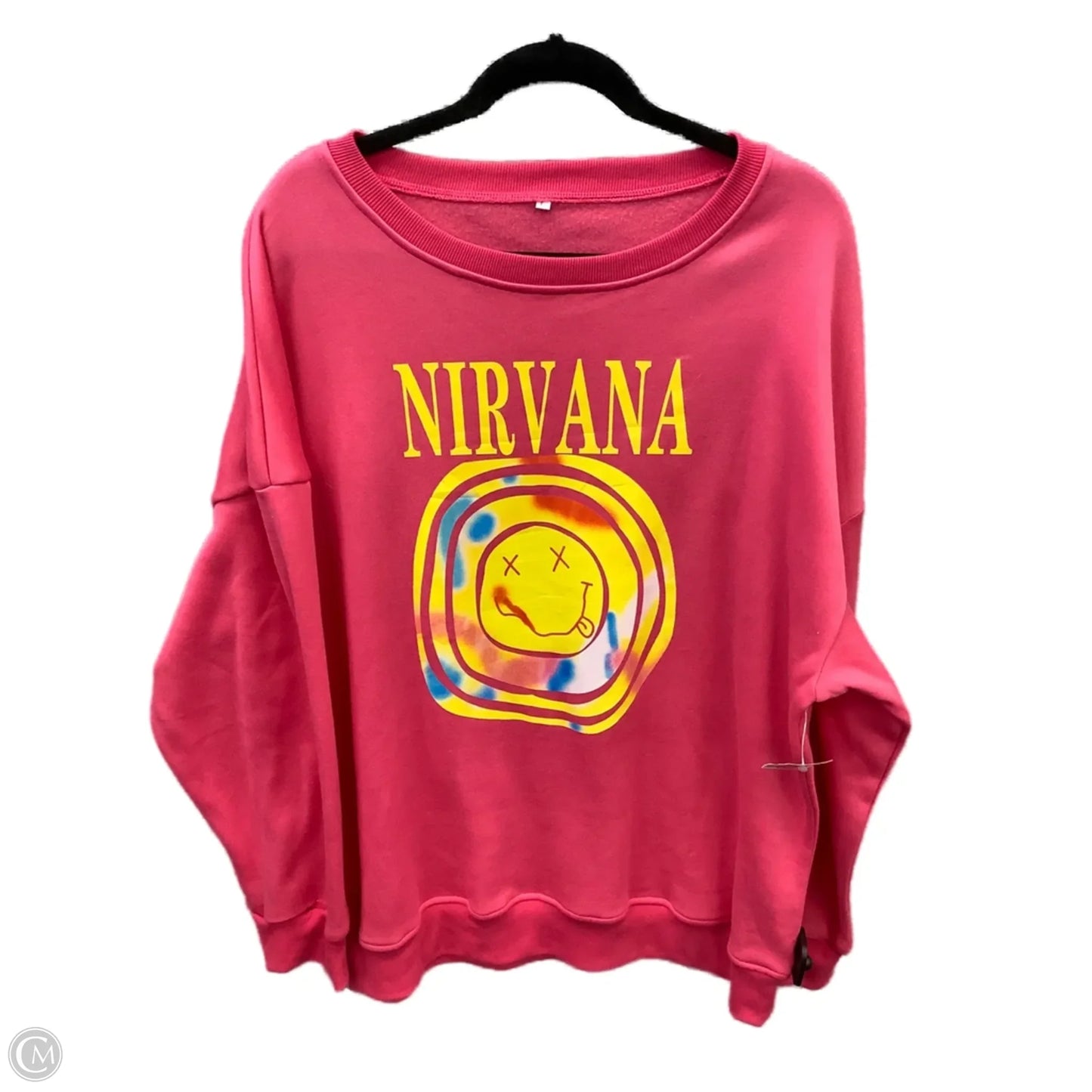 Sweatshirt Crewneck By Clothes Mentor In Pink, Size: L