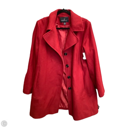 Coat Other By London Fog In Red, Size: Xl