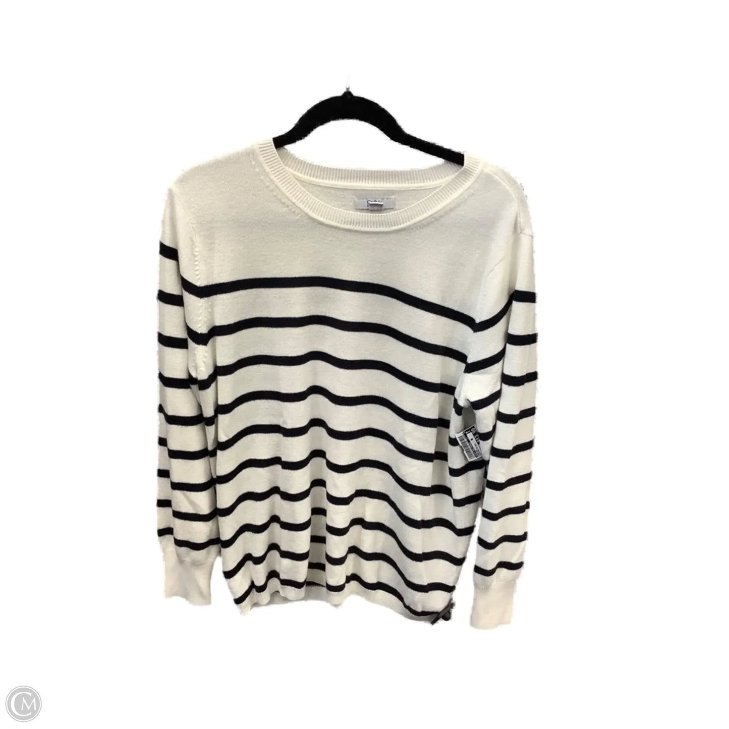 Sweater By Croft And Barrow In Striped Pattern, Size: Xl