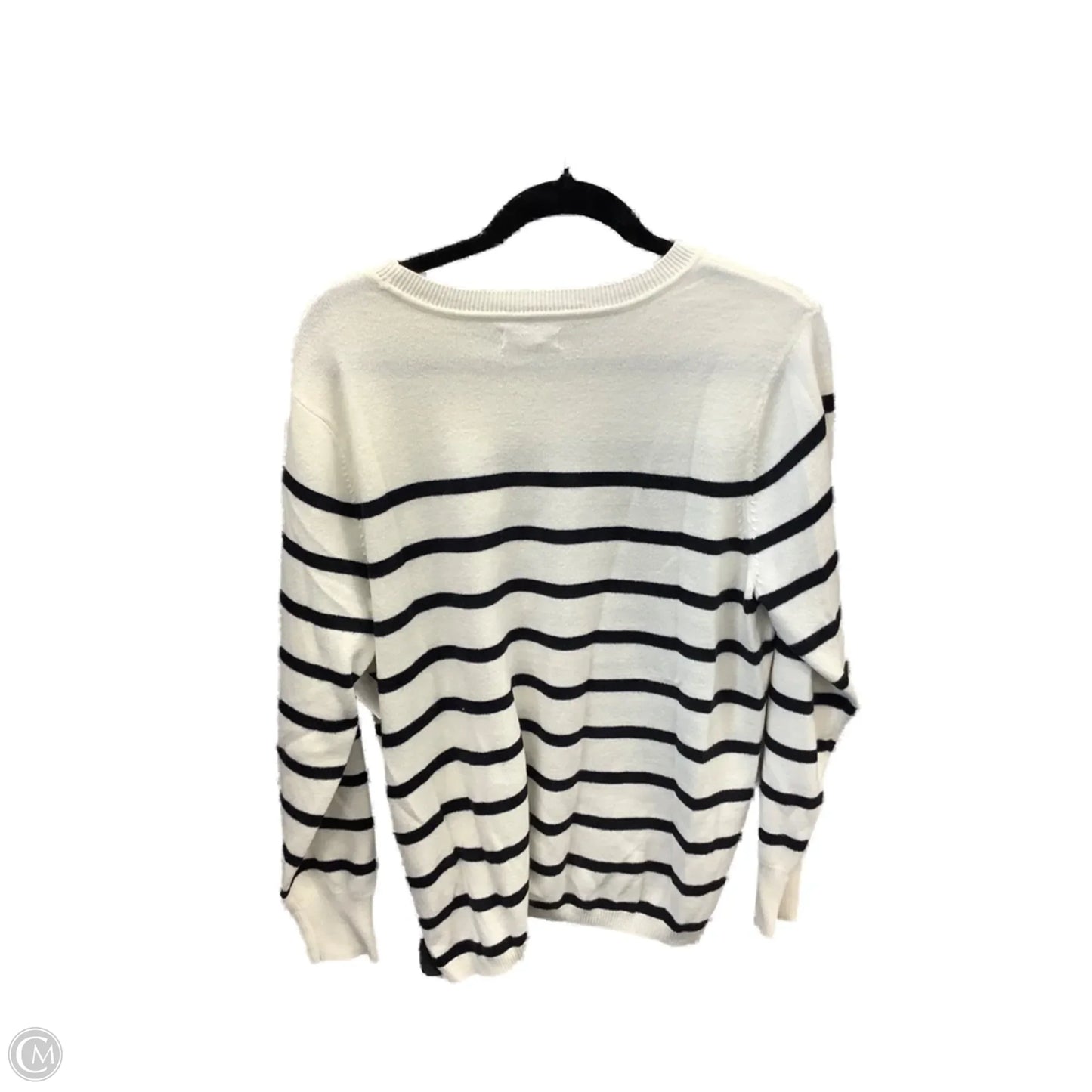 Sweater By Croft And Barrow In Striped Pattern, Size: Xl