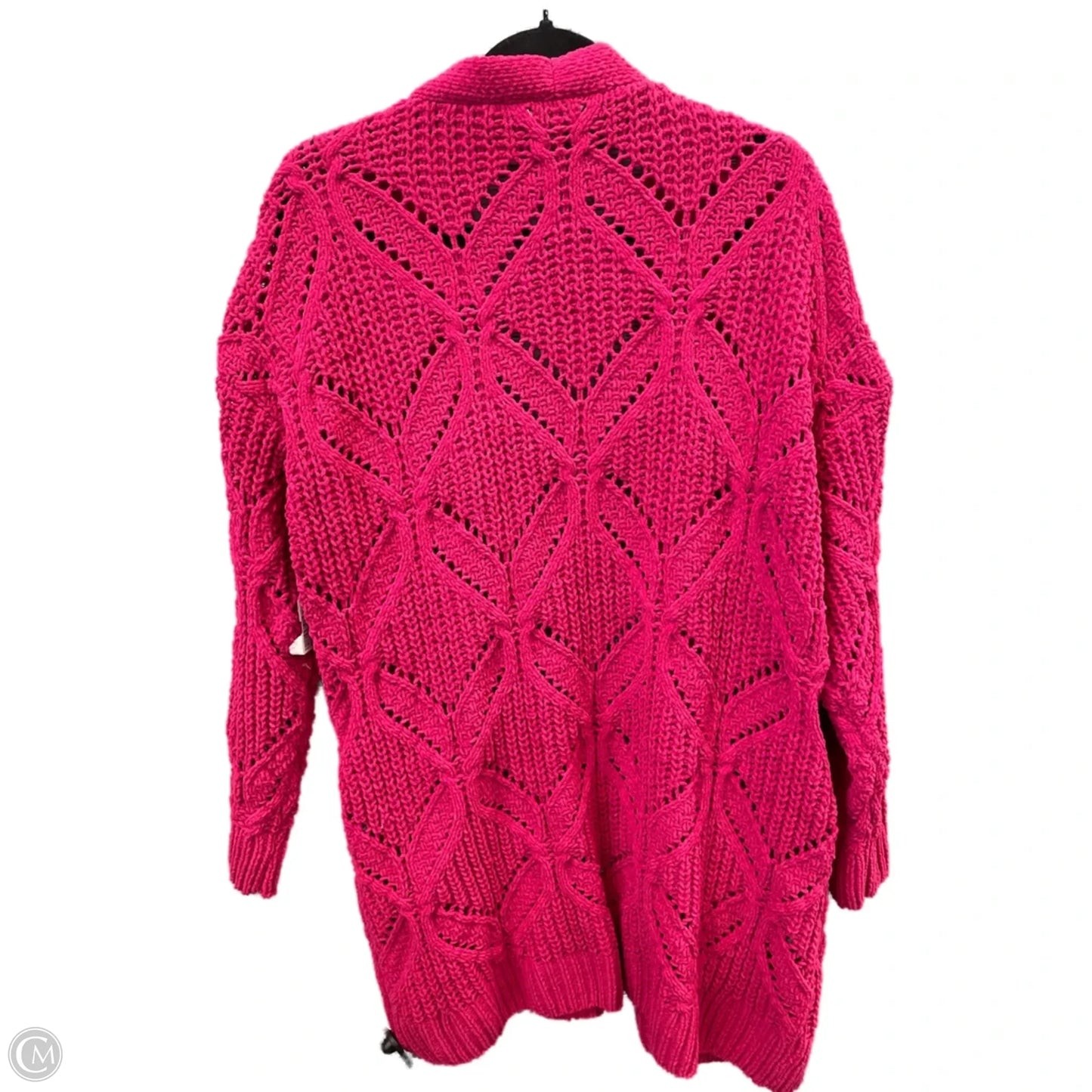 Cardigan By Terra & Sky In Pink, Size: 2x