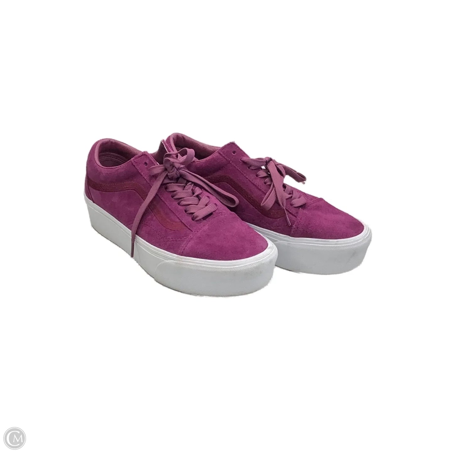 Shoes Sneakers By Vans In Purple, Size: 9