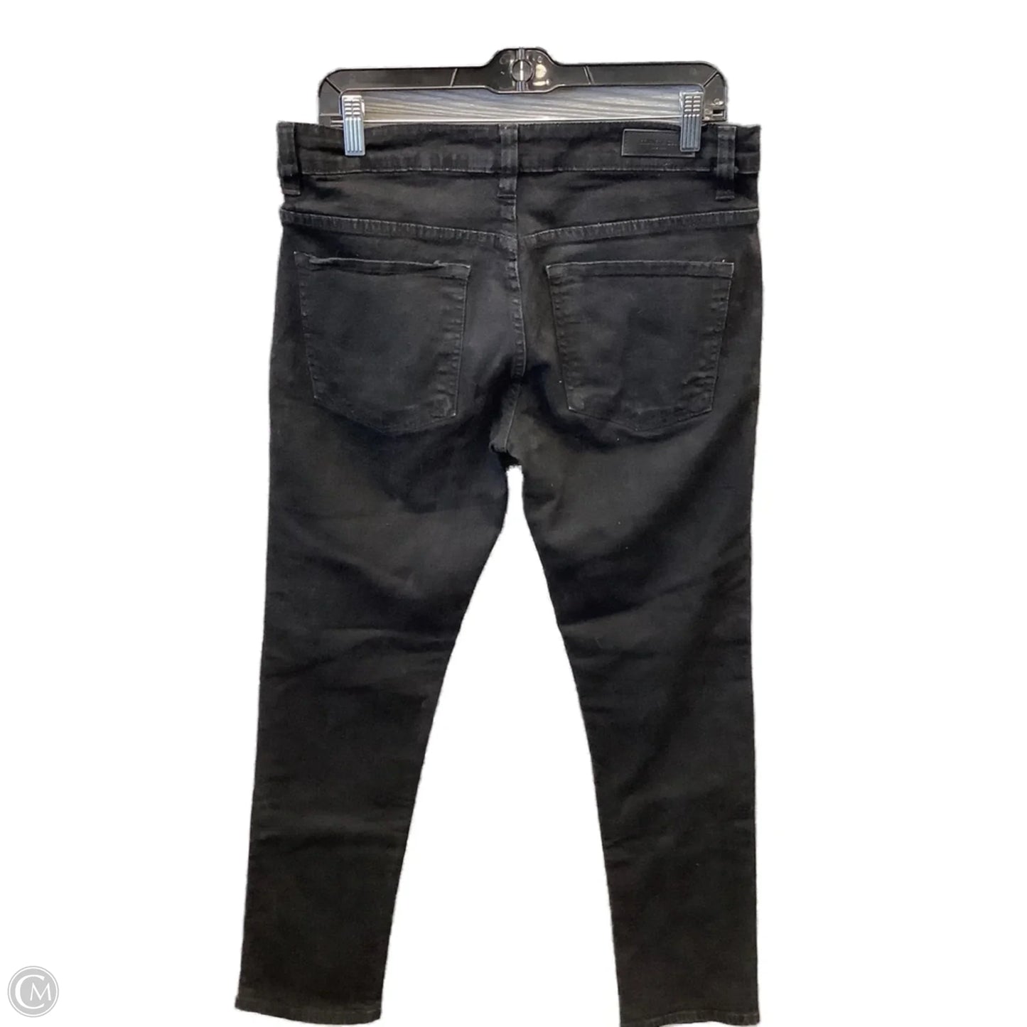 Jeans Skinny By Kenneth Cole In Black Denim, Size: 14