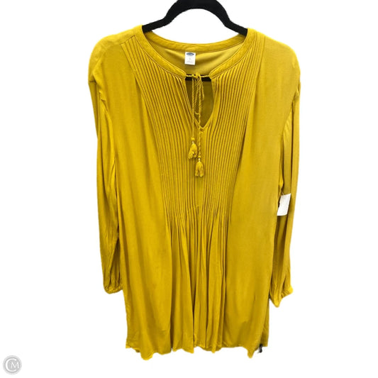 Dress Casual Midi By Old Navy In Yellow, Size: Xl