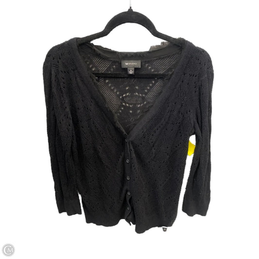 Cardigan By Ab Studio In Black, Size: Xl