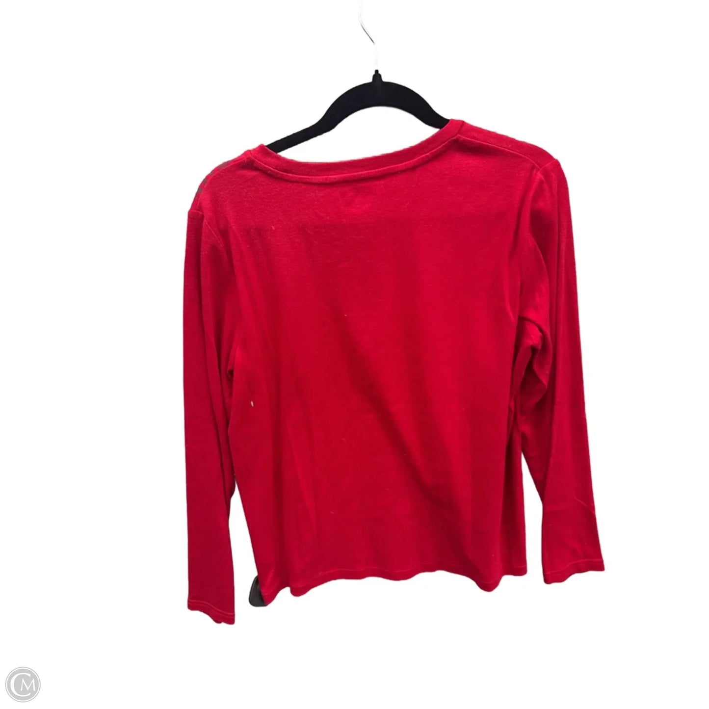 Top Long Sleeve By White Stag In Red, Size: L