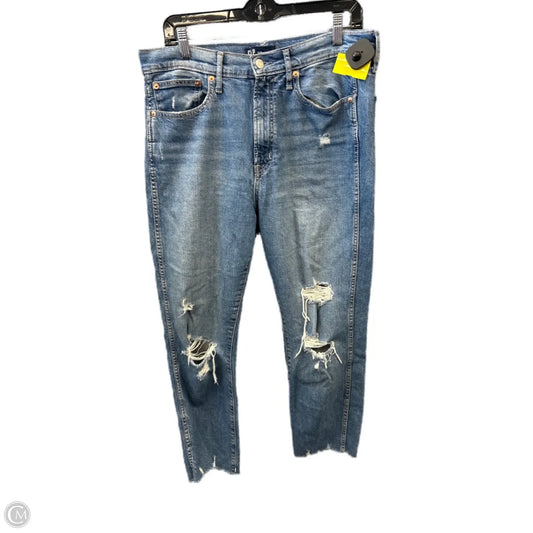 Jeans Skinny By Gapfit In Blue Denim, Size: 12