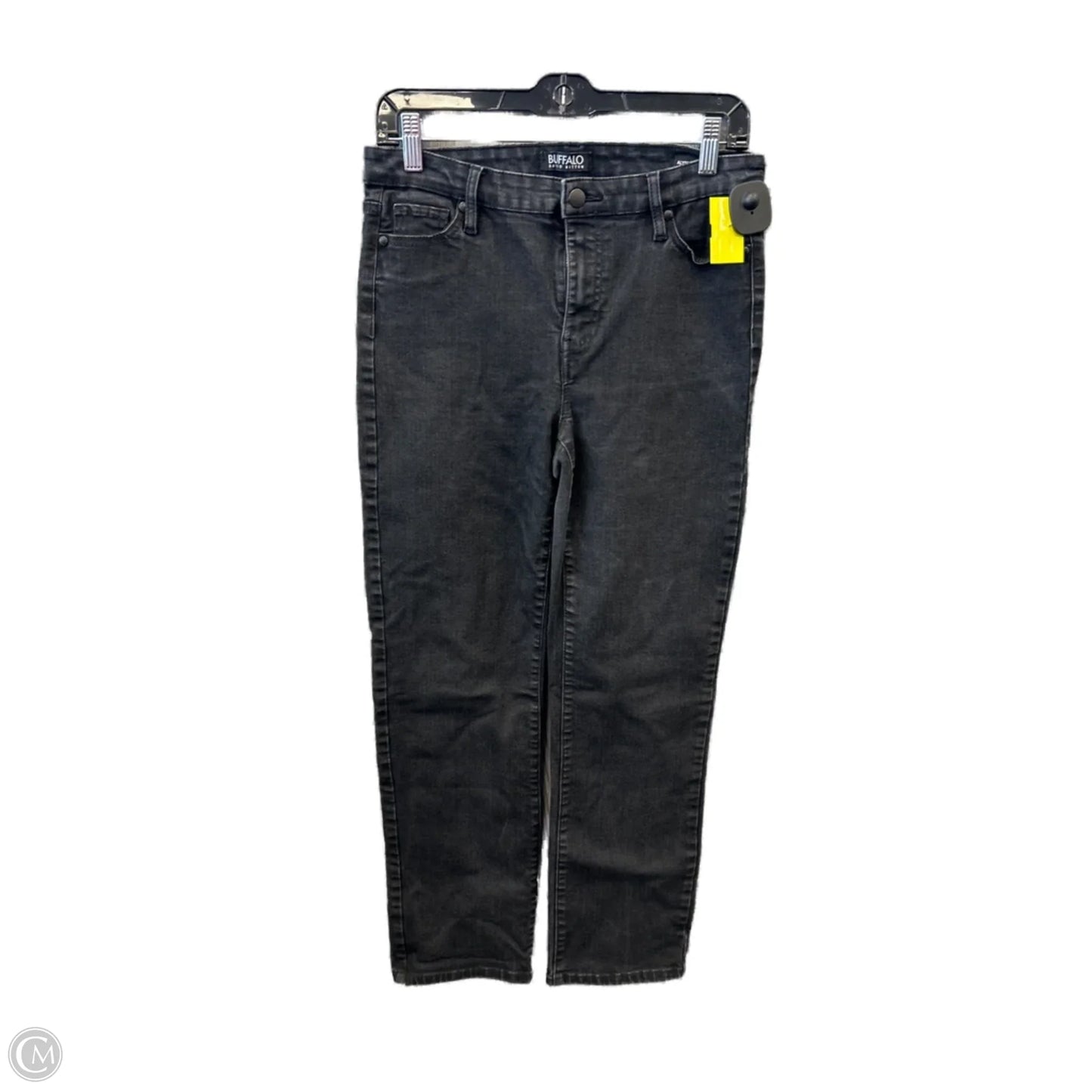Jeans Straight By Buffalo David Bitton In Black Denim, Size: 8