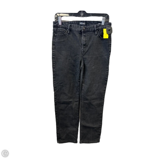 Jeans Straight By Buffalo David Bitton In Black Denim, Size: 8