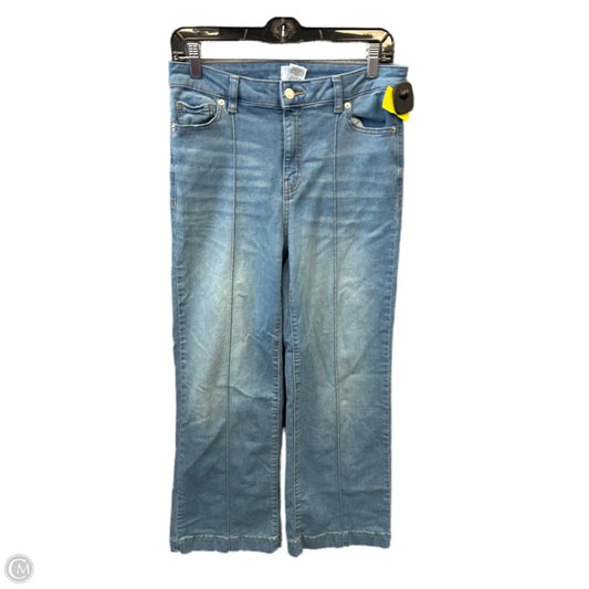 Jeans Flared By Time And Tru In Blue Denim, Size: 6