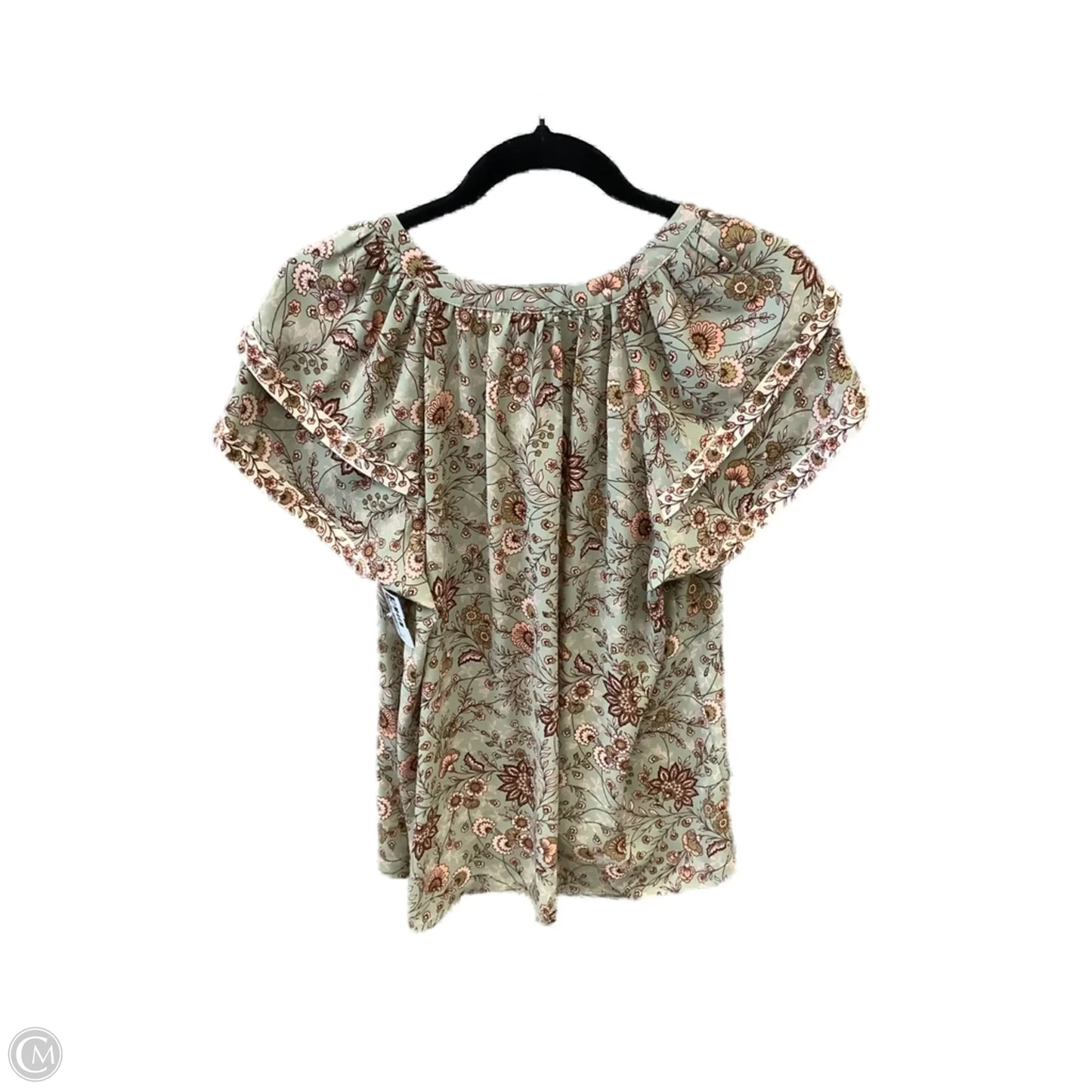 Top Short Sleeve By Dr2 In Green, Size: M