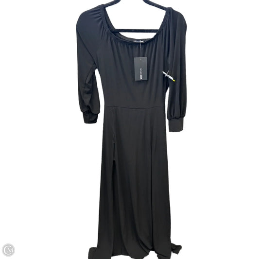 Dress Casual Maxi By Fashion Nova In Black, Size: L