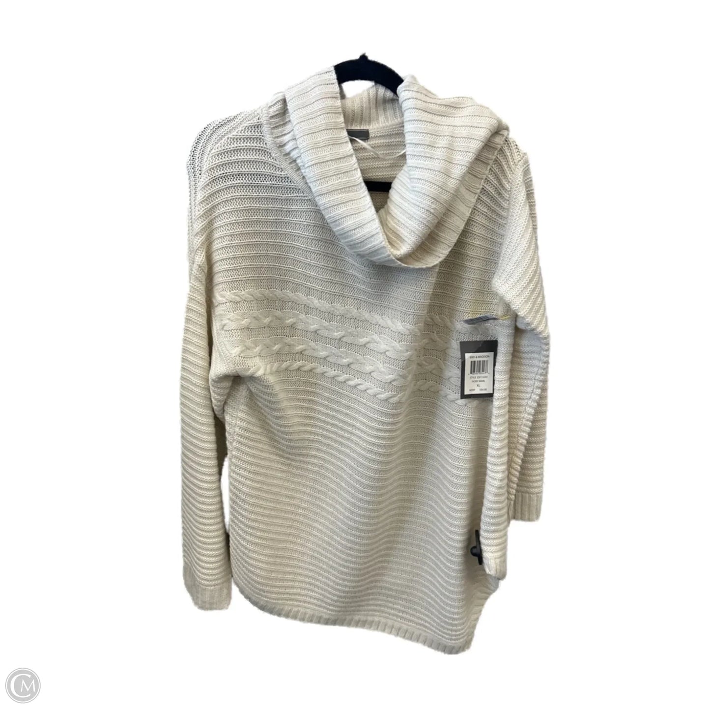 Sweater By 89th And Madison In Cream, Size: Xl