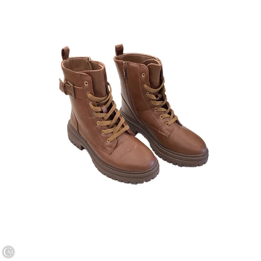 Boots Ankle Flats By Rock And Candy In Brown, Size: 7