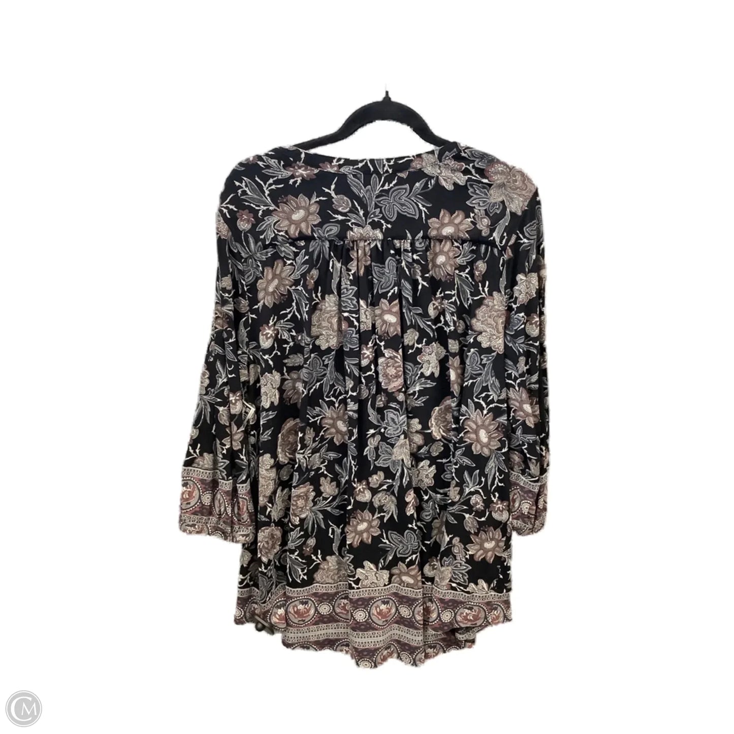 Top Long Sleeve By Lucky Brand In Black, Size: 2x