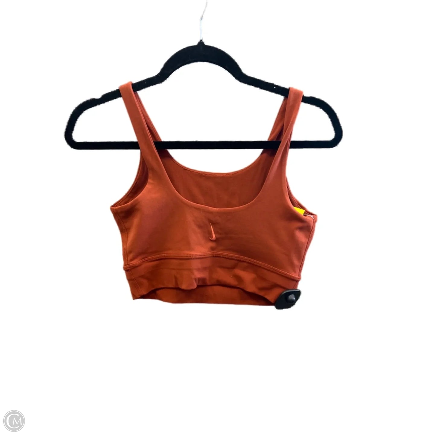 Athletic Bra By Nike Apparel In Orange, Size: S