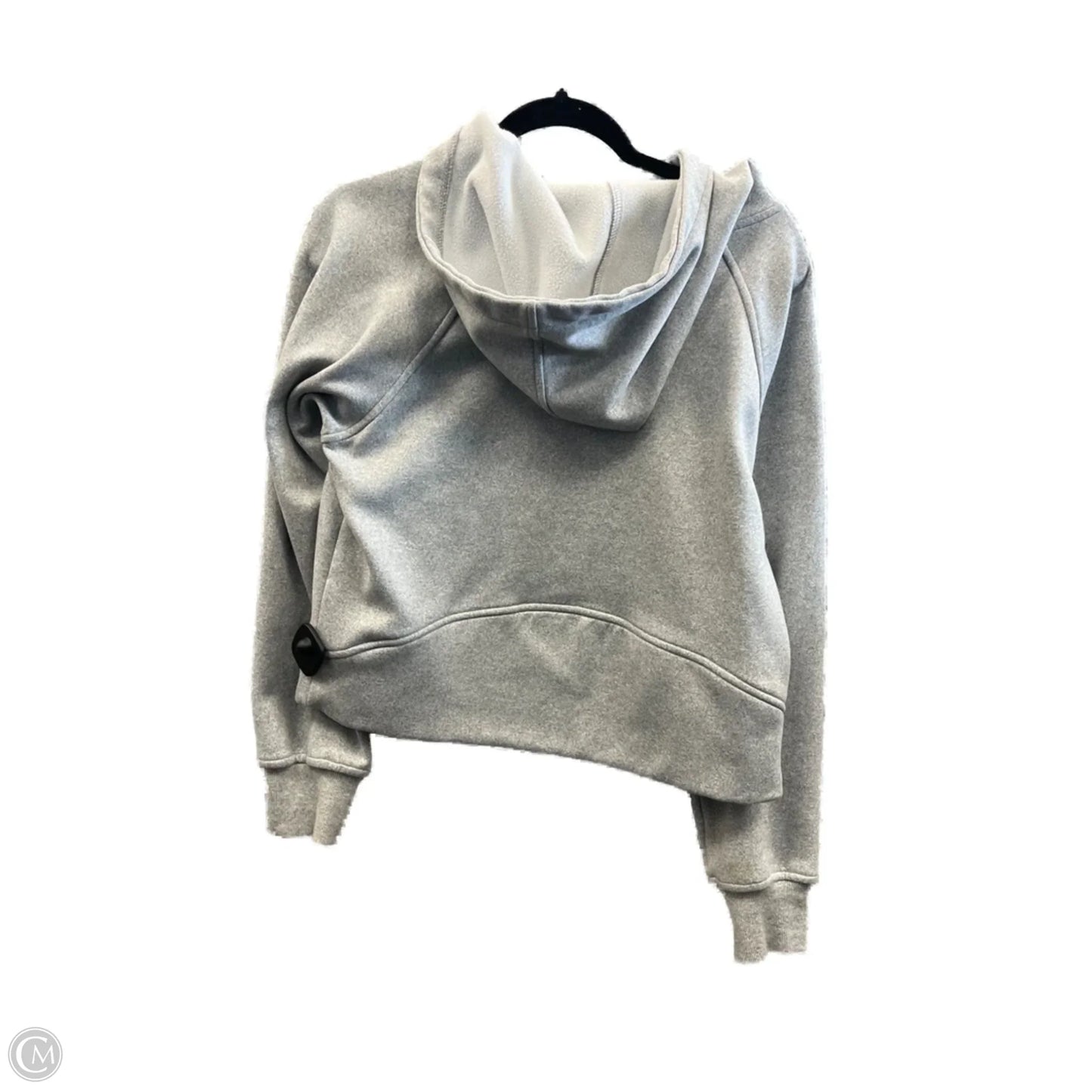Sweatshirt Hoodie By Clothes Mentor In Grey, Size: M