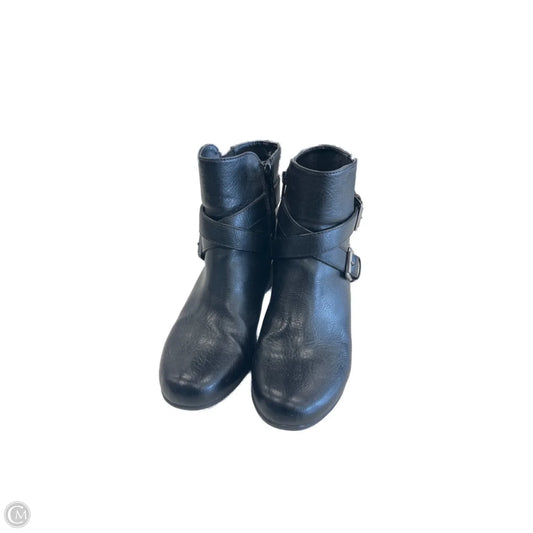 Boots Ankle Flats By Croft And Barrow In Black, Size: 8.5
