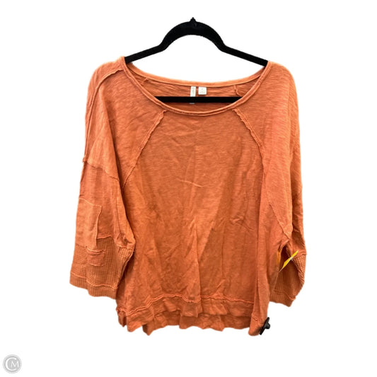 Top Long Sleeve By Cato In Orange, Size: Xl