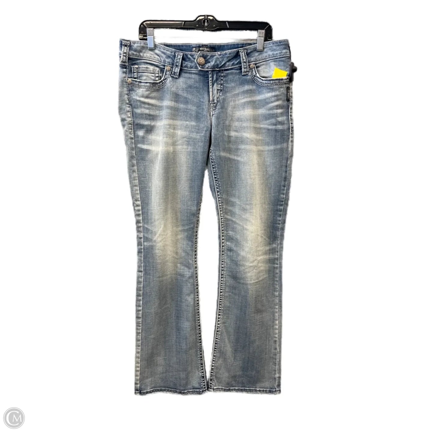 Jeans Straight By Silver In Blue Denim, Size: 10