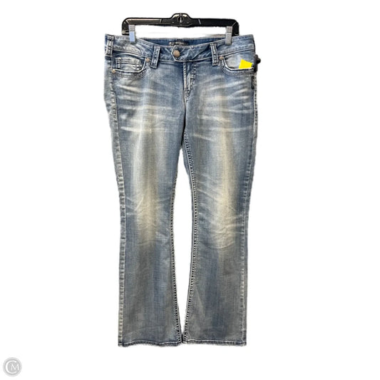 Jeans Straight By Silver In Blue Denim, Size: 10
