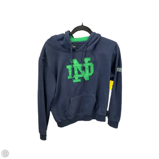 Sweatshirt Hoodie By Colosseum In Blue & Green, Size: M