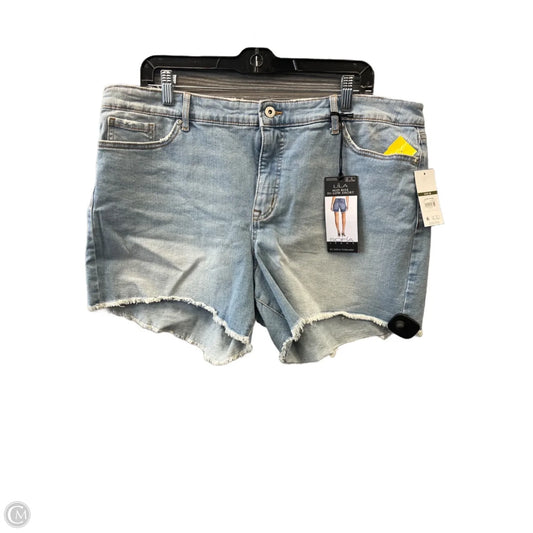 Shorts By Sofia By Sofia Vergara In Blue Denim, Size: 18