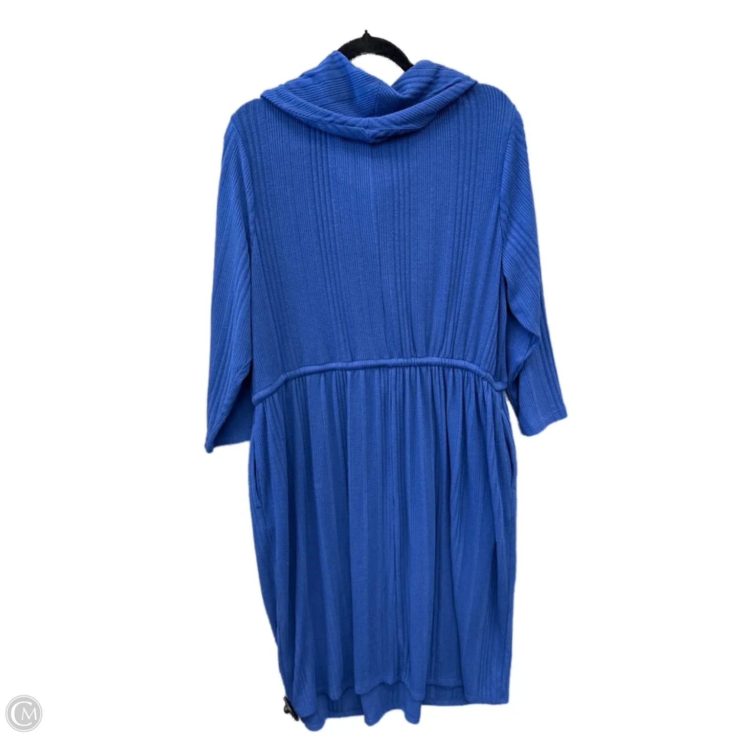 Dress Casual Midi By Lane Bryant In Blue, Size: 1x