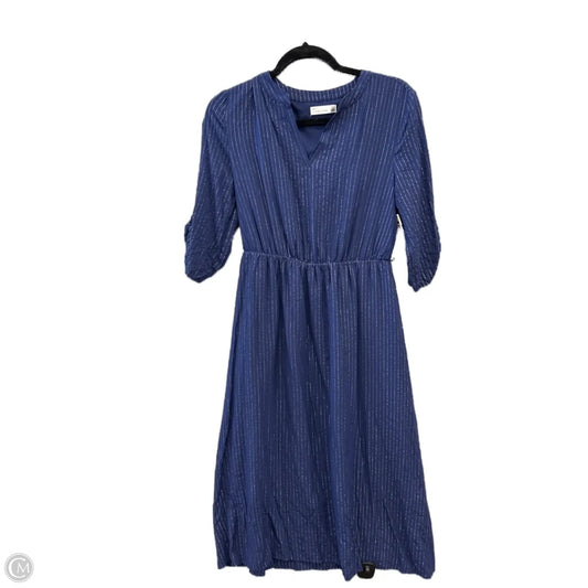 Dress Casual Midi By 89th And Madison In Blue, Size: S