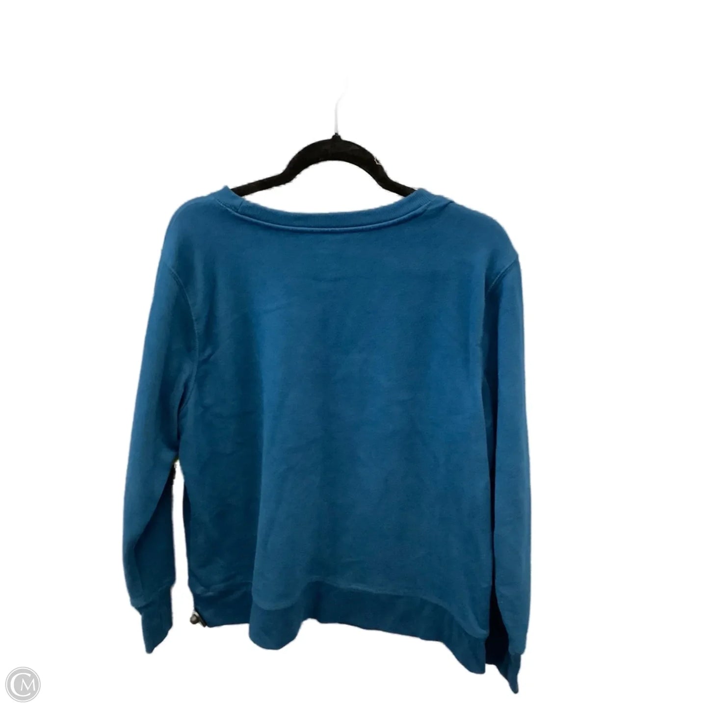 Athletic Sweatshirt Crewneck By Tek Gear In Blue, Size: Xxl