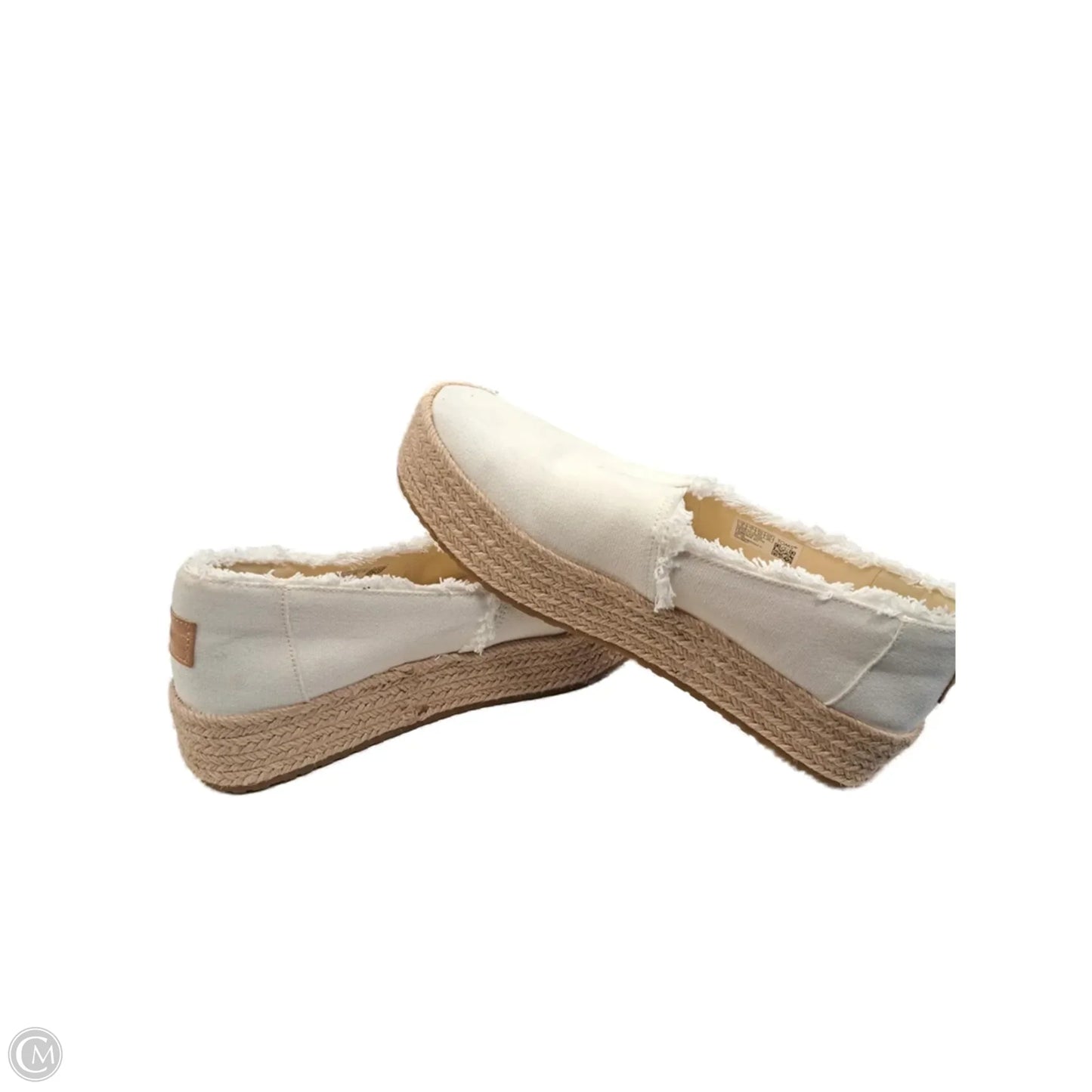 Shoes Heels Platform By Toms In White, Size: 9
