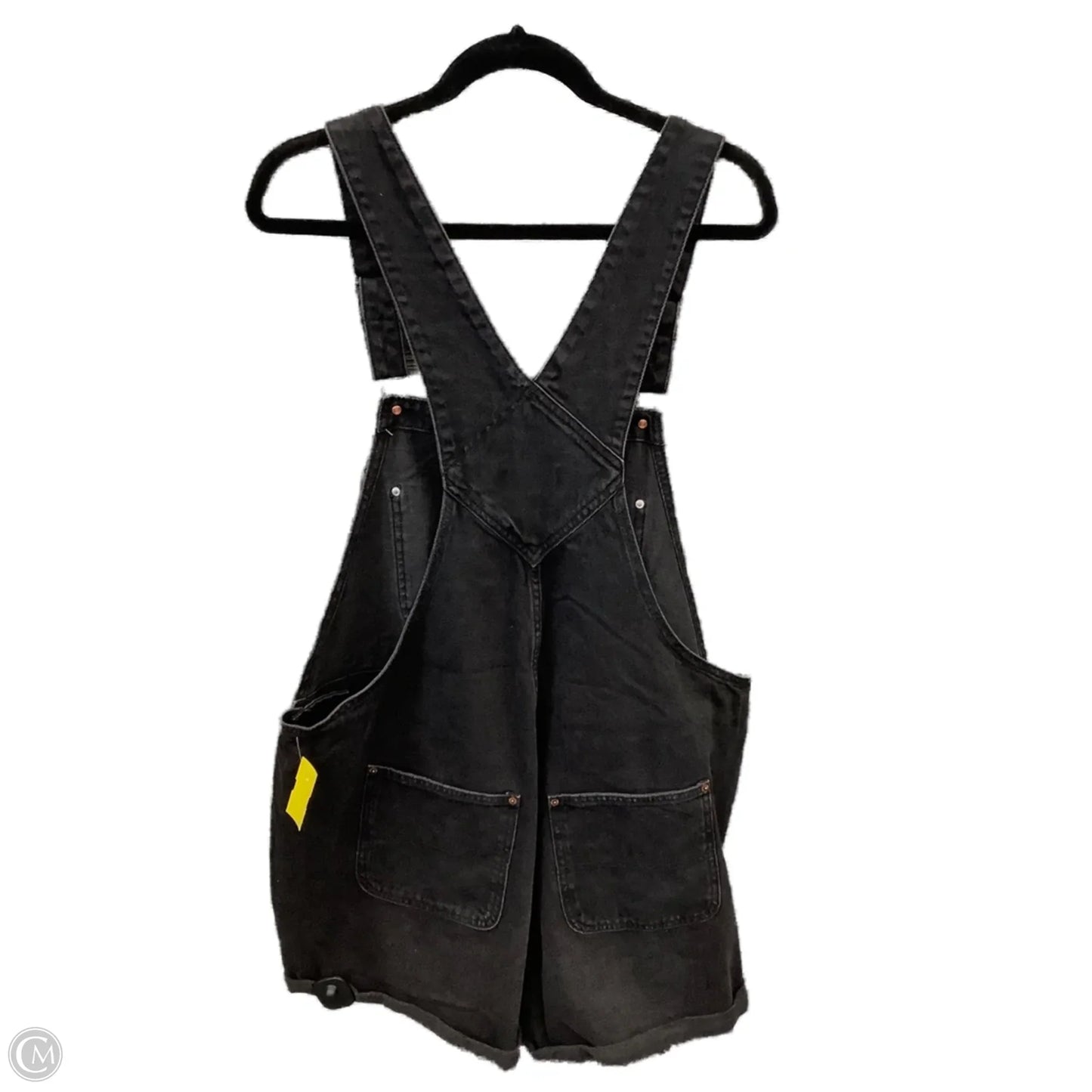 Shortalls By Old Navy In Black Denim, Size: 2x