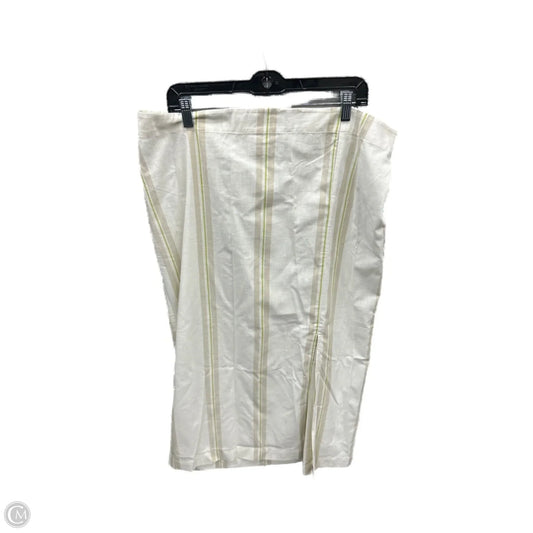 Skirt Maxi By A New Day In Striped Pattern, Size: 18