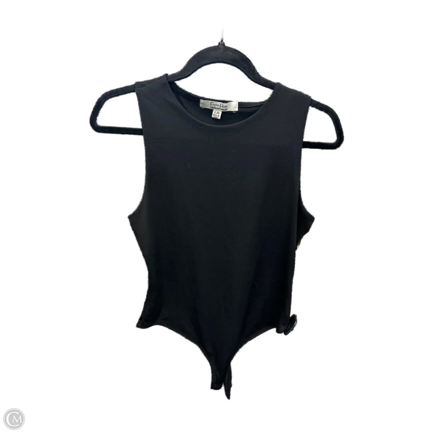 Bodysuit By Faded Rose In Black, Size: L