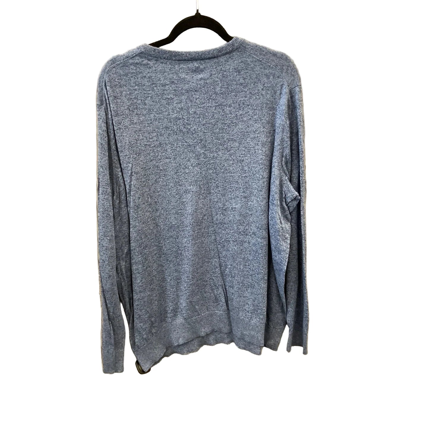 Top Long Sleeve By Croft And Barrow In Blue, Size: Xxl