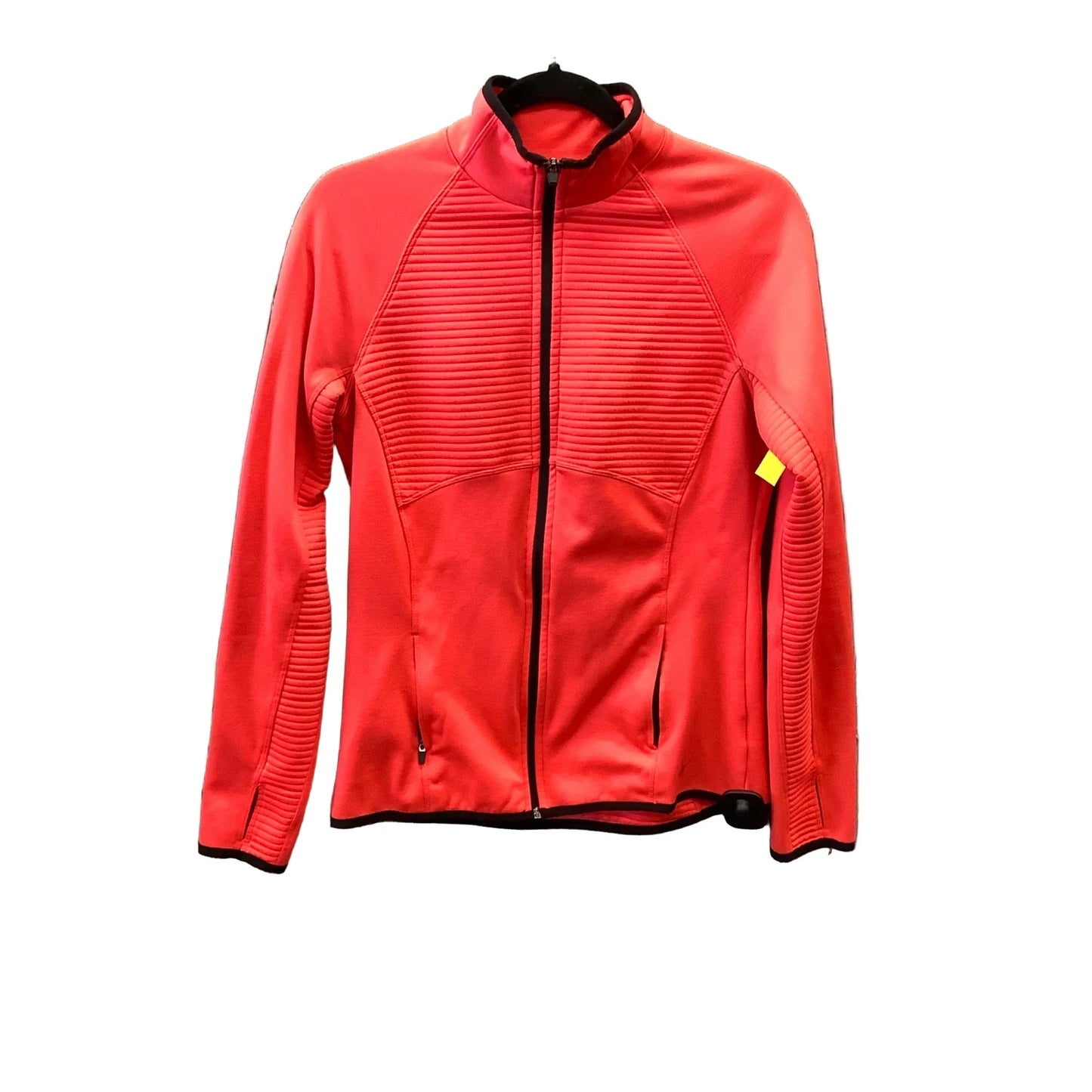 Athletic Top Long Sleeve Collar By Old Navy In Orange, Size: S