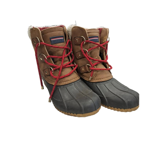Boots Snow By Tommy Hilfiger In Brown, Size: 9