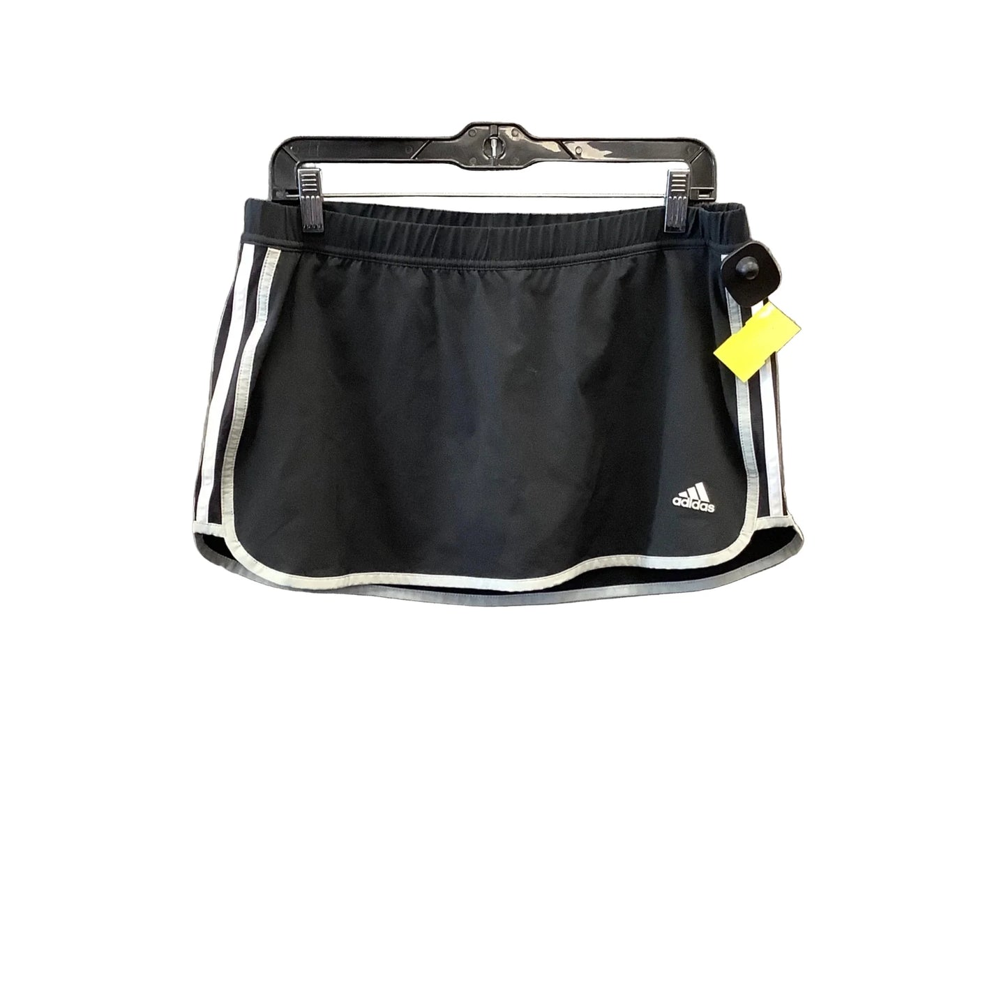 Athletic Skort By Adidas In Black, Size: M