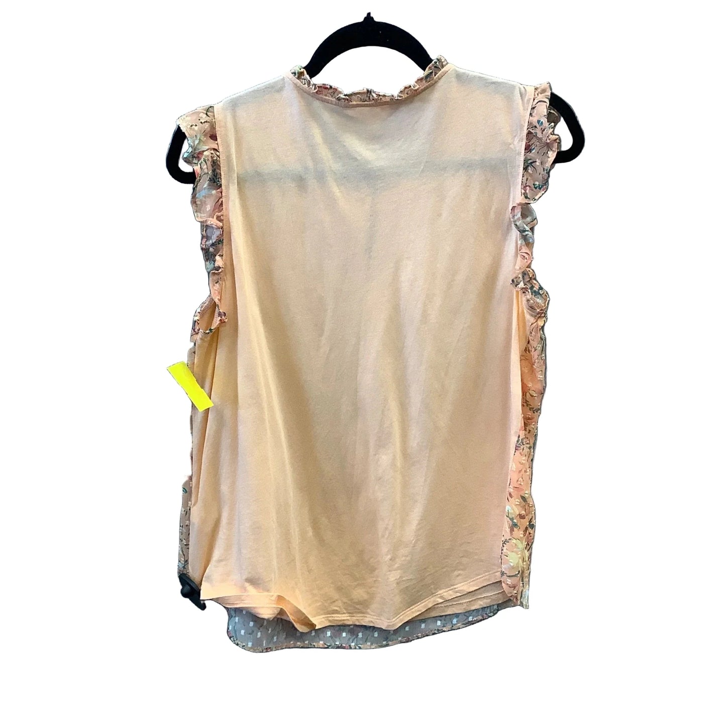 Top Short Sleeve By Lc Lauren Conrad In Orange, Size: L