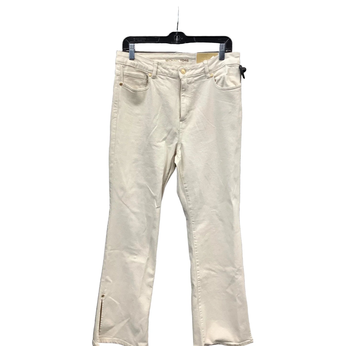 Jeans Boot Cut By Michael By Michael Kors In Cream, Size: 10