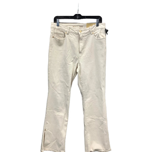 Jeans Boot Cut By Michael By Michael Kors In Cream, Size: 10