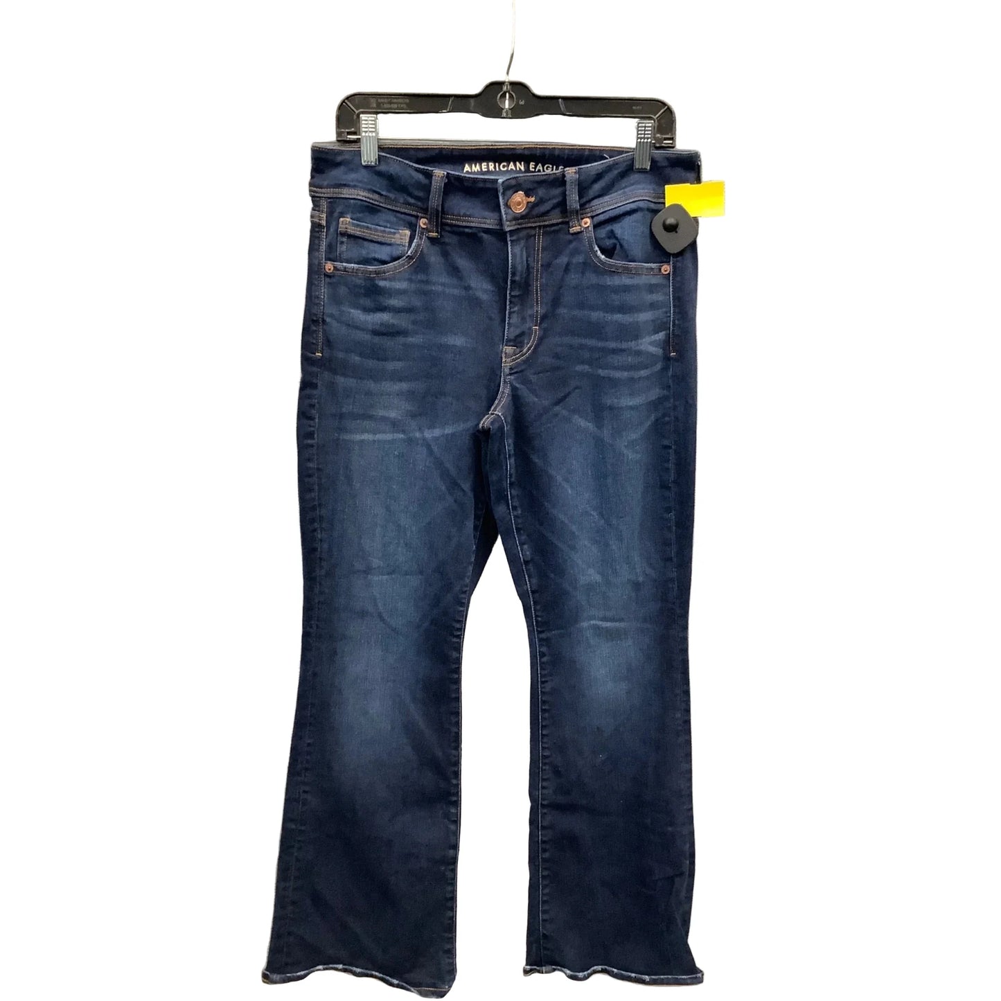 Jeans Boot Cut By American Eagle In Blue Denim, Size: 12