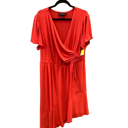 Dress Casual Midi By Lane Bryant In Orange, Size: 1x