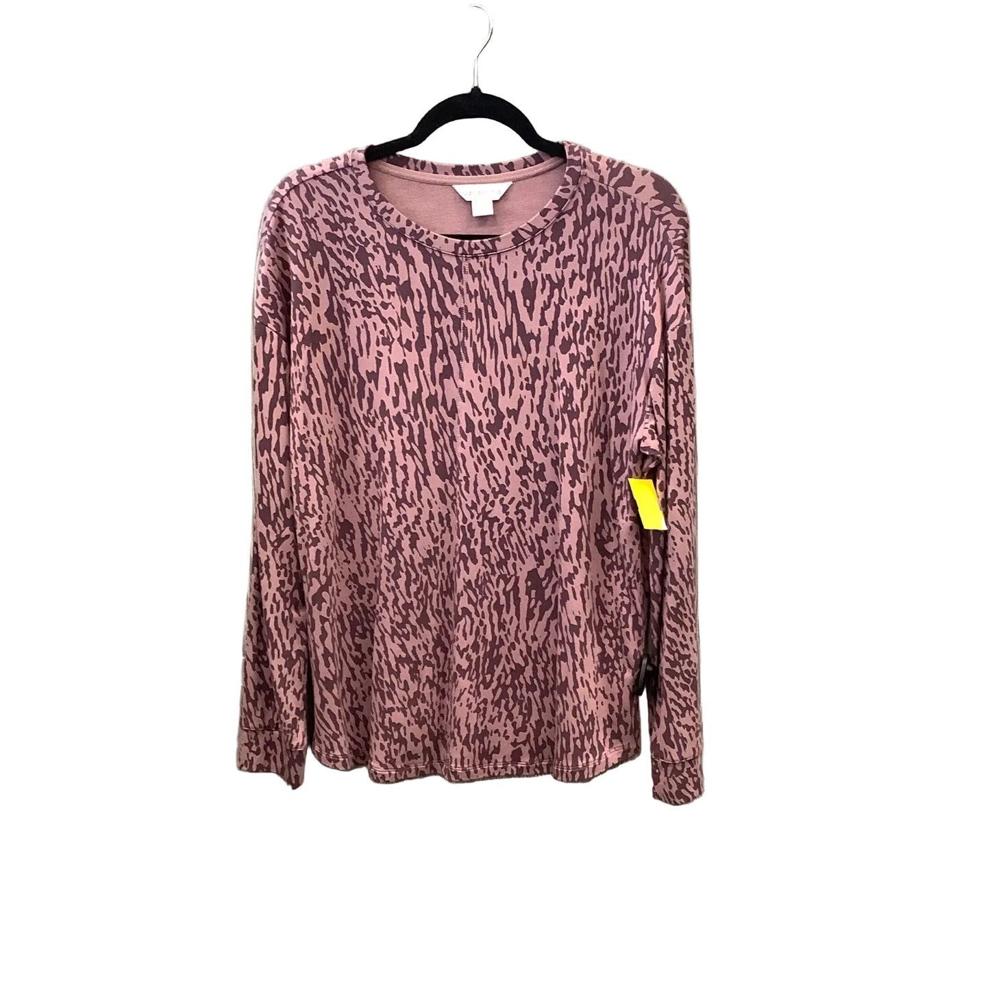 Top Long Sleeve By Liz Claiborne In Purple, Size: M